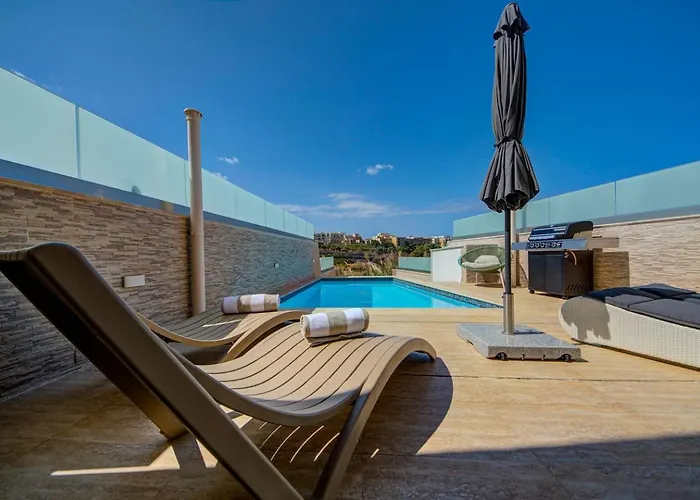 Apartamento Oakville, Valley Views, Private Pool, Bbq, Games By Haven & Keys Malta *